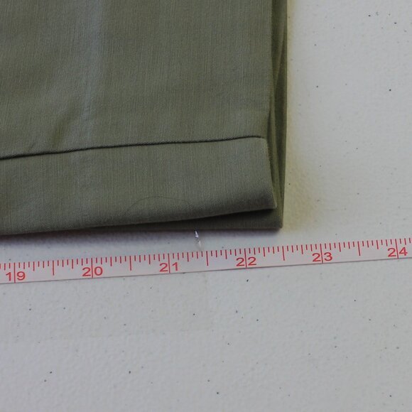 #427 Chico's Grey Green Dress Pants Size 2 (12) - Picture 5 of 7